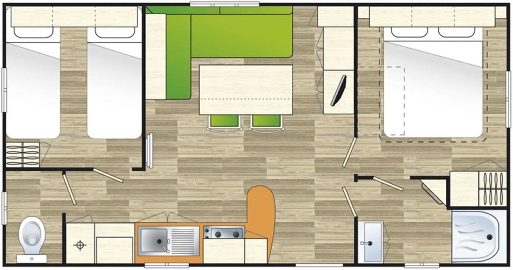 Camping Kost Ar Moor Fouesnant Phòng bức ảnh